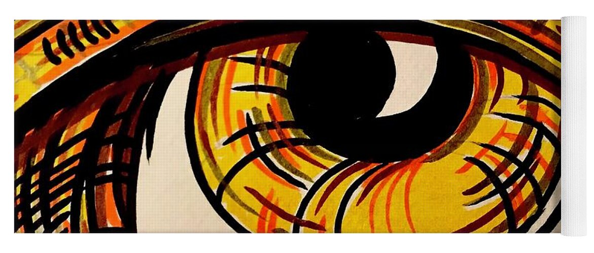 Golden Eye - Yoga Mat