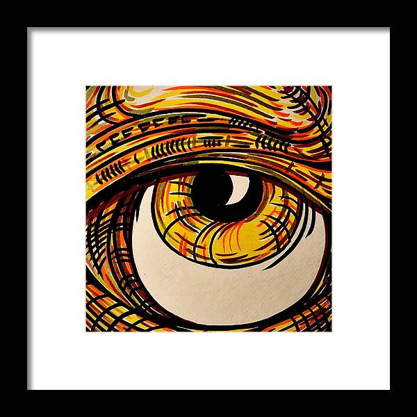 Golden Eye - Framed Print