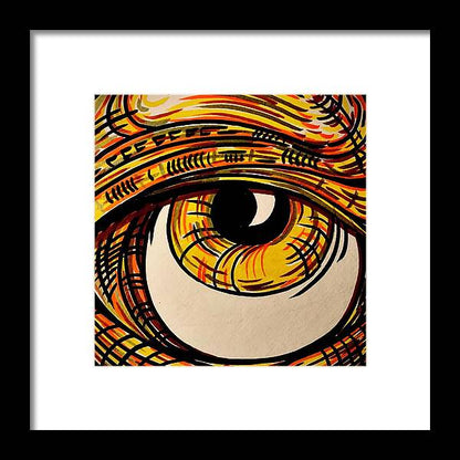 Golden Eye - Framed Print