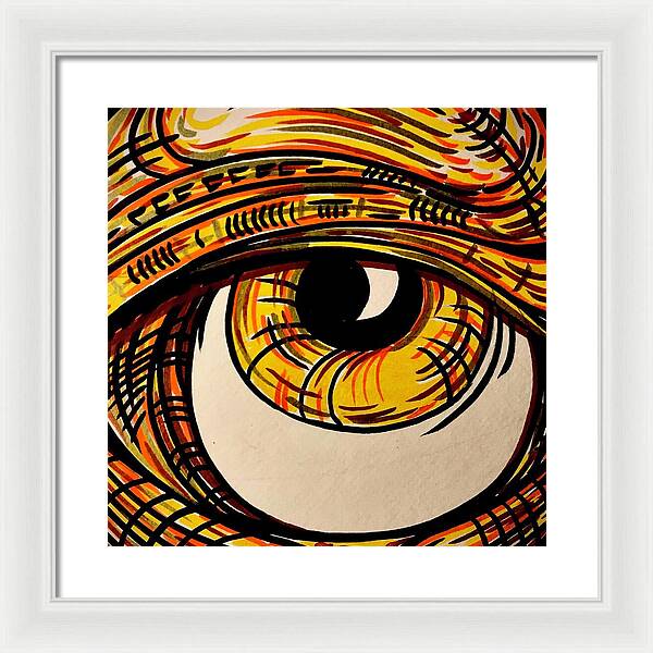 Golden Eye - Framed Print