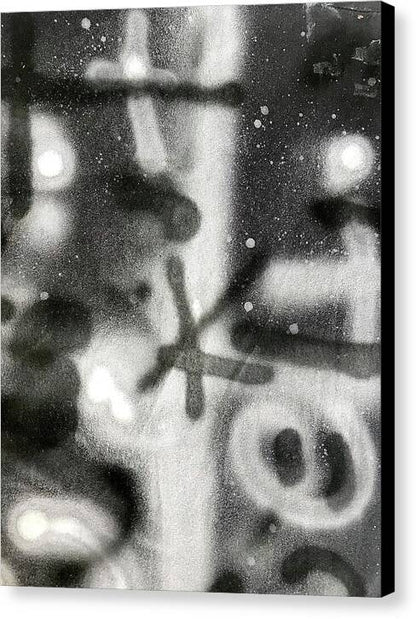 Graffiti BW - Canvas Print