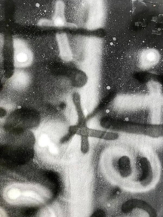 Graffiti BW - Art Print