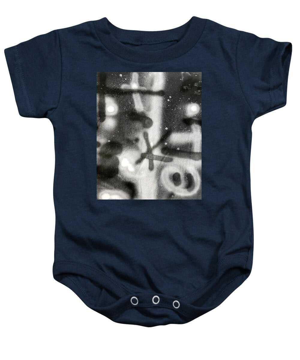 Graffiti BW - Baby Onesie