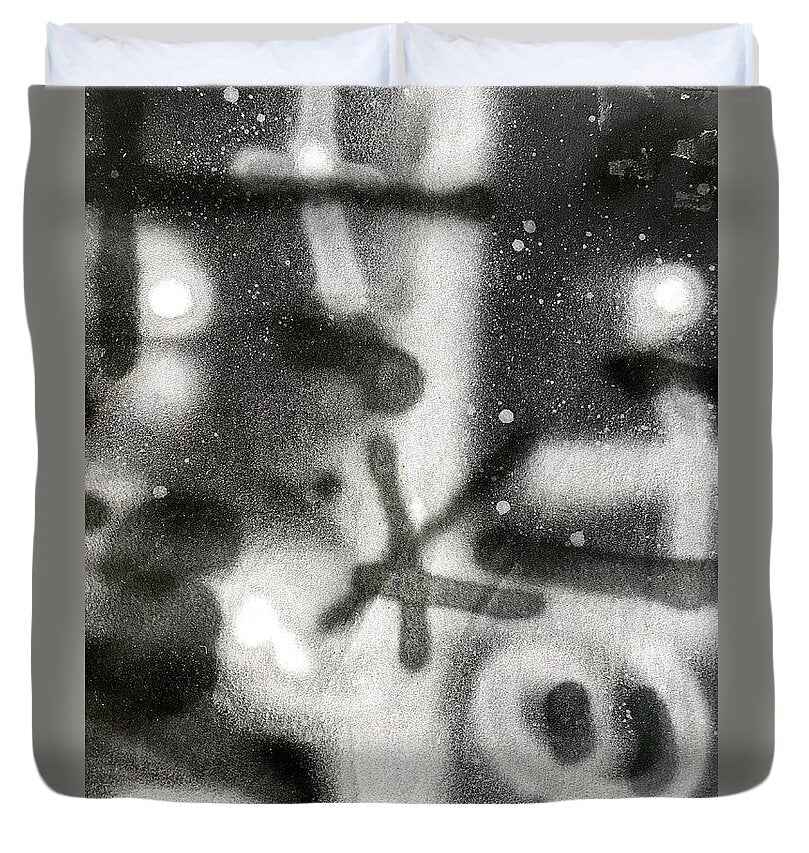 Graffiti BW - Duvet Cover