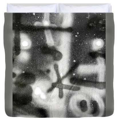 Graffiti BW - Duvet Cover