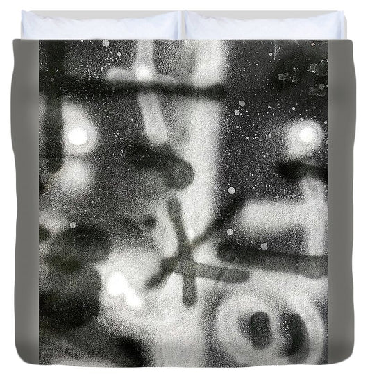 Graffiti BW - Duvet Cover