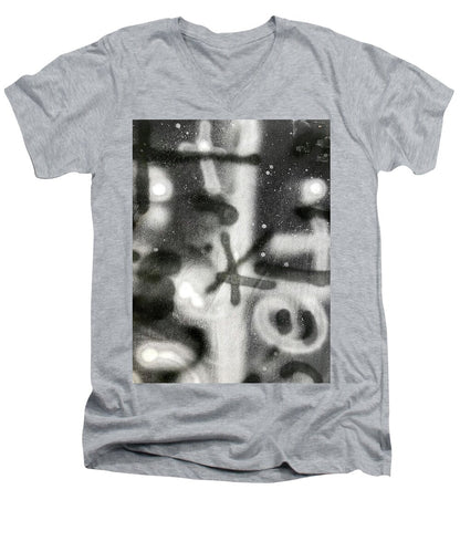 Graffiti BW - Men's V-Neck T-Shirt