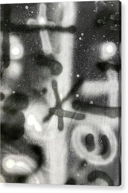 Graffiti BW - Acrylic Print
