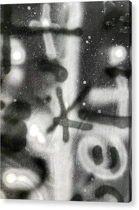 Graffiti BW - Acrylic Print