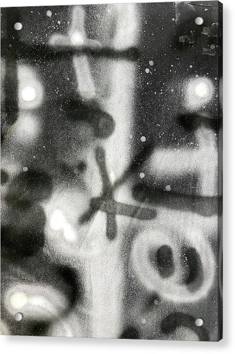 Graffiti BW - Acrylic Print