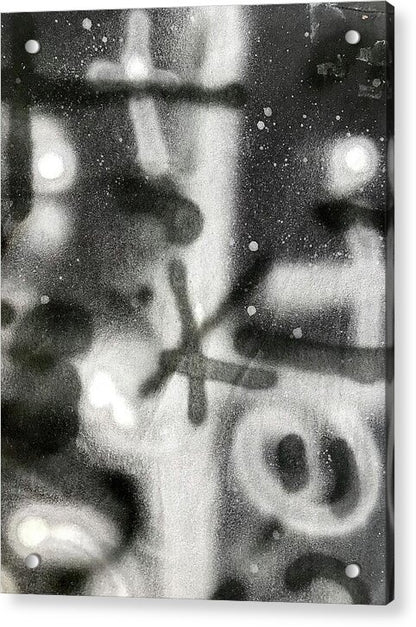 Graffiti BW - Acrylic Print