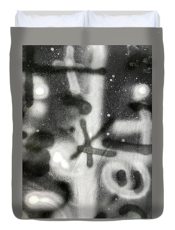 Graffiti BW - Duvet Cover