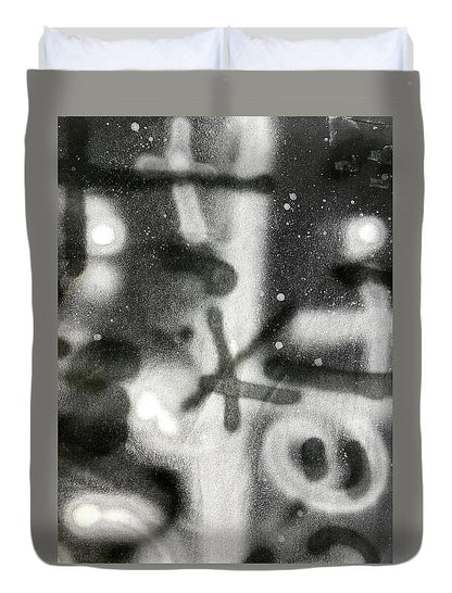 Graffiti BW - Duvet Cover