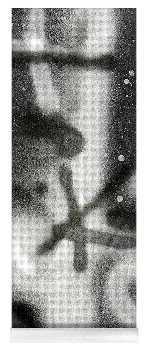 Graffiti BW - Yoga Mat
