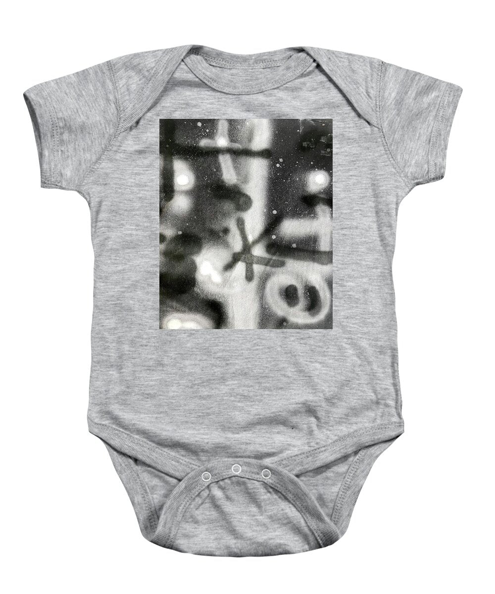 Graffiti BW - Baby Onesie