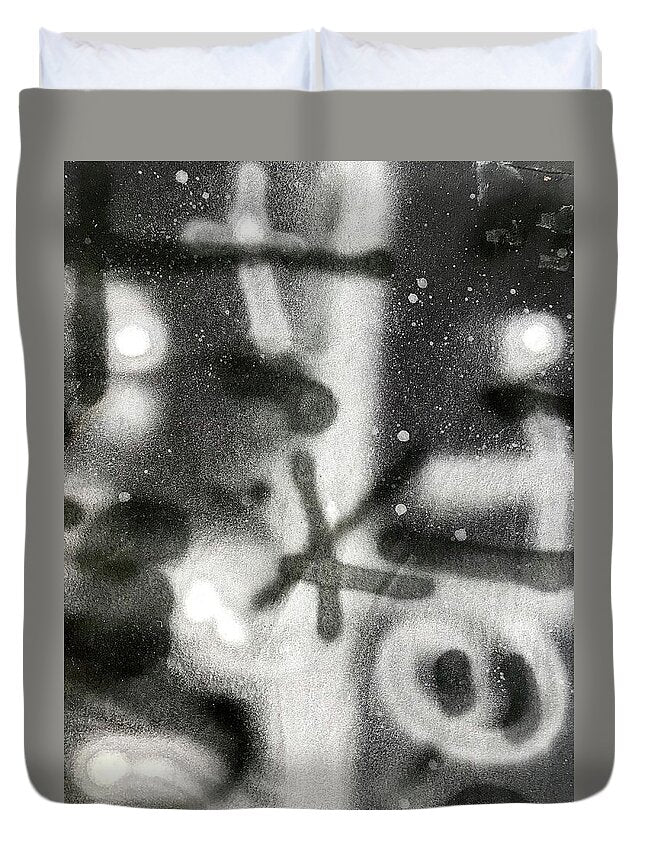 Graffiti BW - Duvet Cover