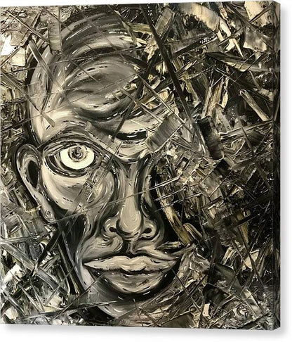 Gray Man - Canvas Print