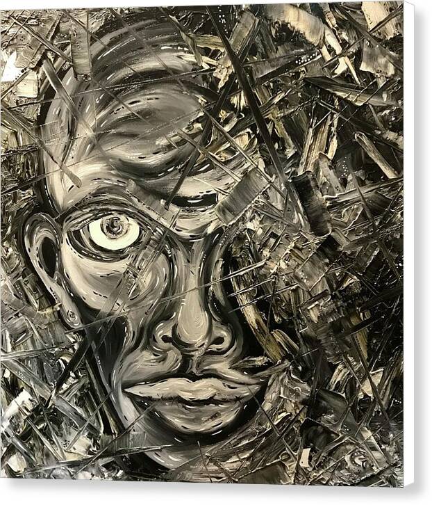 Gray Man - Canvas Print
