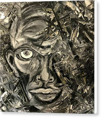 Gray Man - Canvas Print