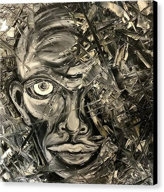 Gray Man - Canvas Print