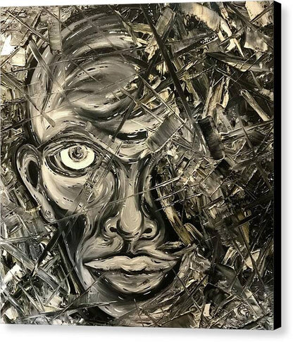 Gray Man - Canvas Print