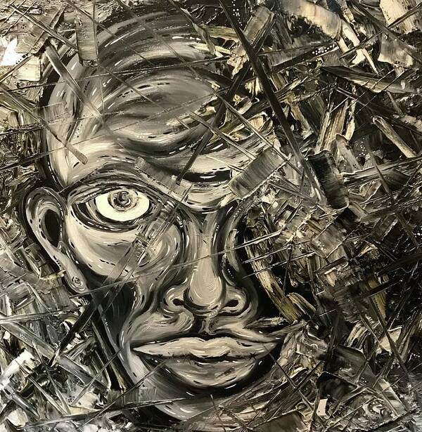 Gray Man - Art Print