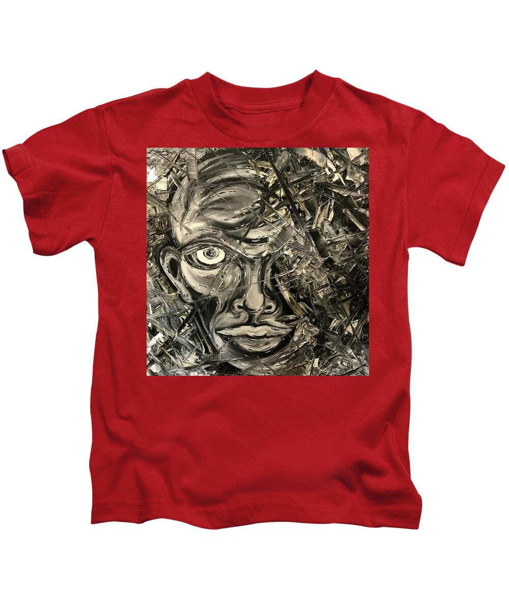 Gray Man - Kids T-Shirt