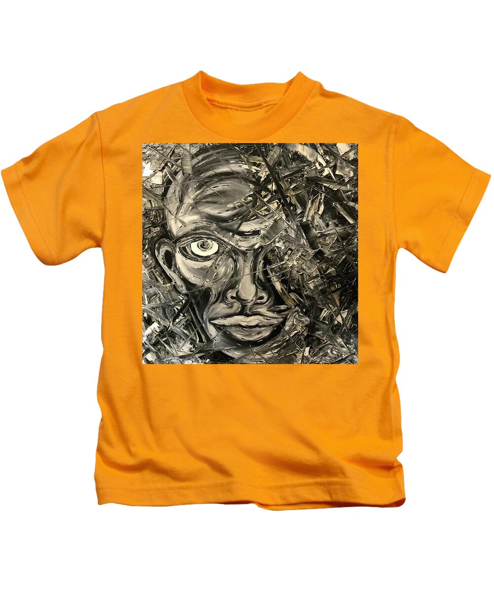 Gray Man - Kids T-Shirt