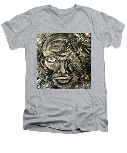 Gray Man - Men's V-Neck T-Shirt