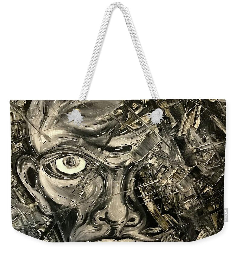 Gray Man - Weekender Tote Bag