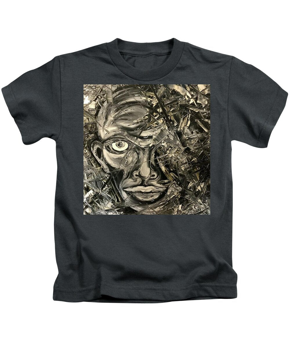 Gray Man - Kids T-Shirt