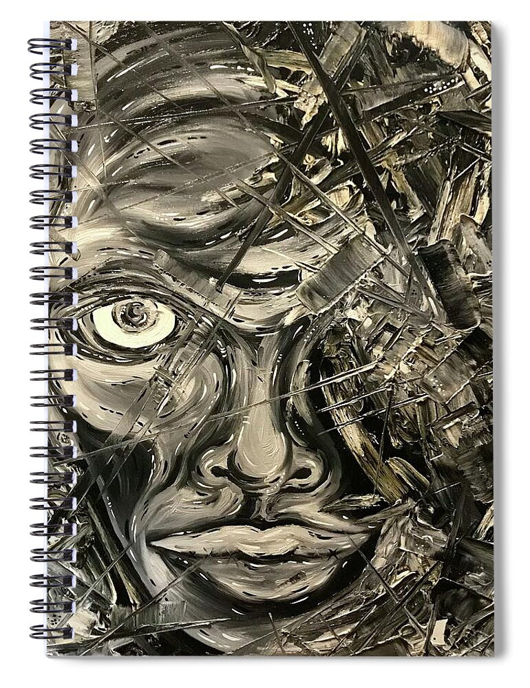 Gray Man - Spiral Notebook