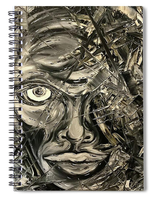 Gray Man - Spiral Notebook