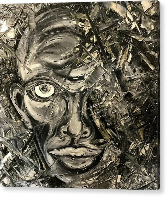 Gray Man - Acrylic Print