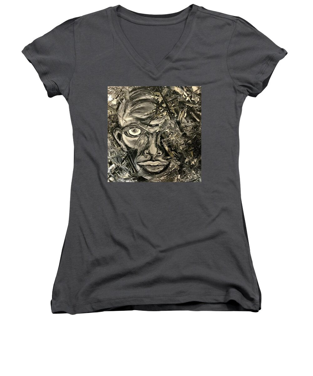 Gray Man - Women's V-Neck