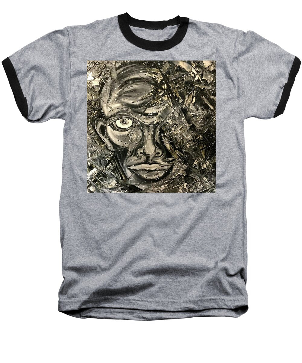 Gray Man - Baseball T-Shirt