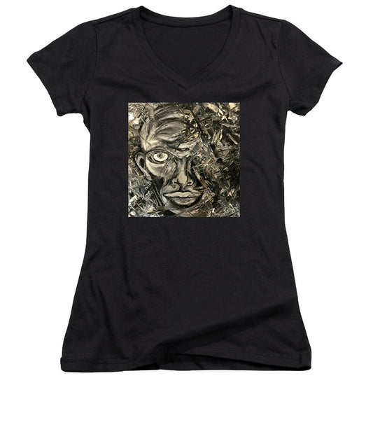 Gray Man - Women's V-Neck