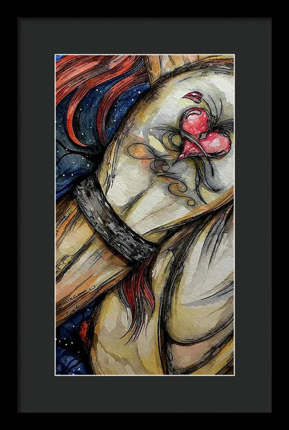 Love Tat - Framed Print