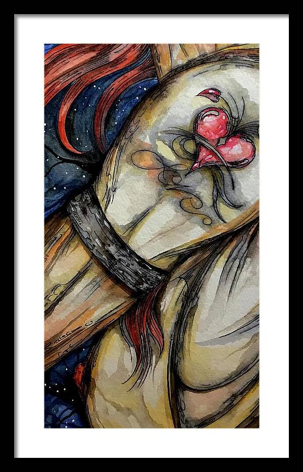 Love Tat - Framed Print