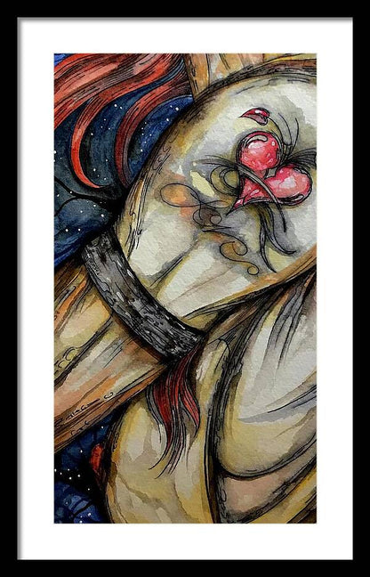 Love Tat - Framed Print