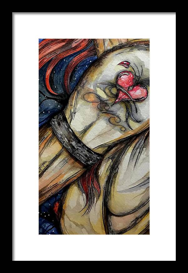 Love Tat - Framed Print