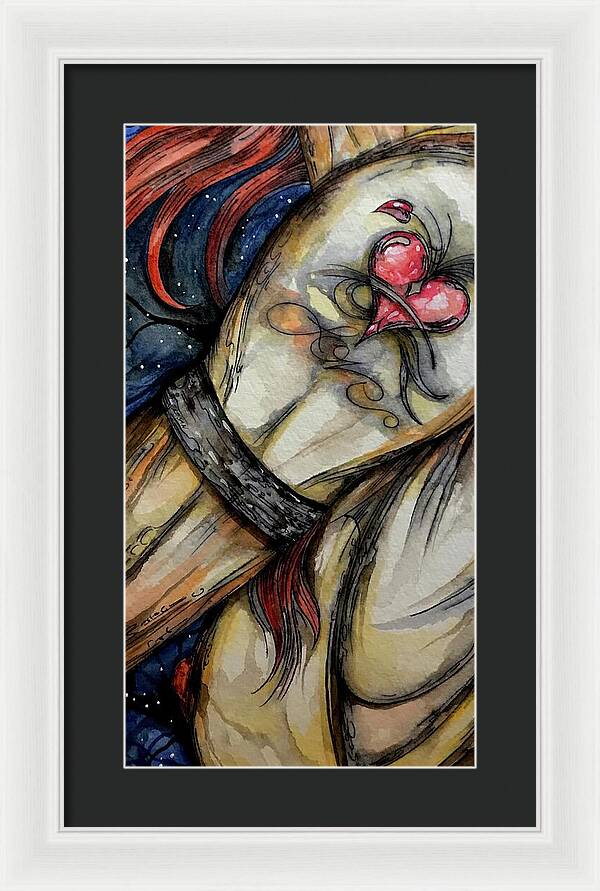 Love Tat - Framed Print