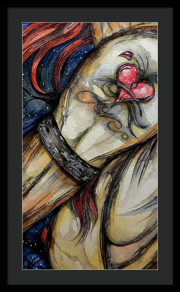 Love Tat - Framed Print