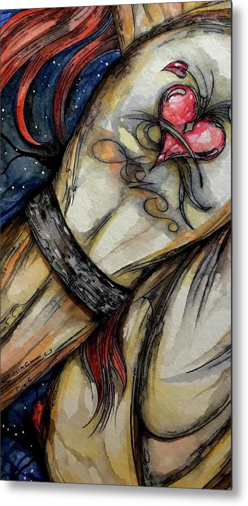 Love Tat - Metal Print