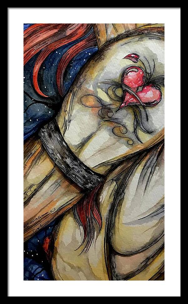 Love Tat - Framed Print