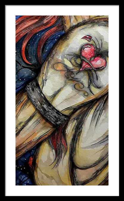 Love Tat - Framed Print