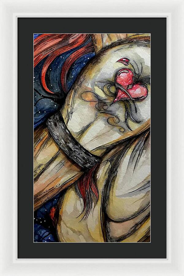 Love Tat - Framed Print