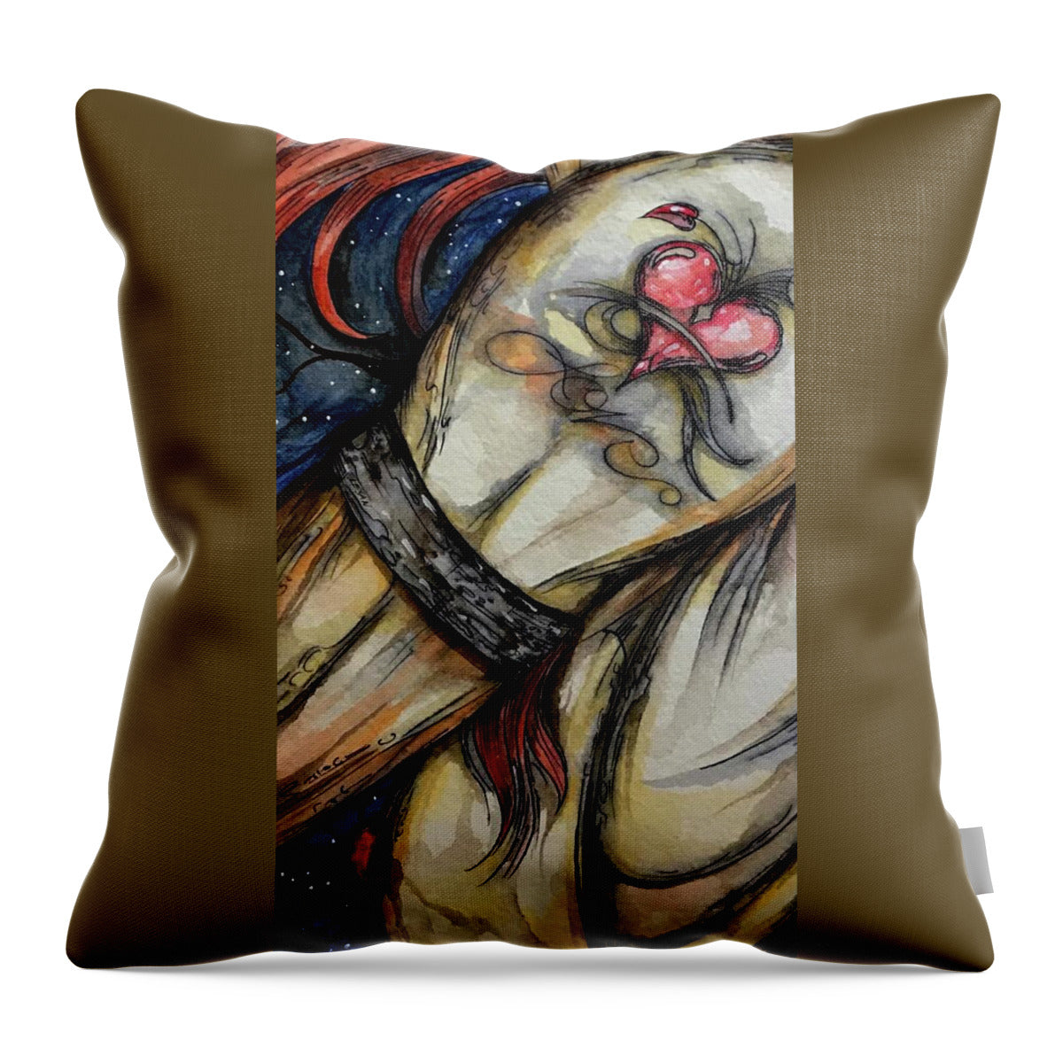 Love Tat - Throw Pillow