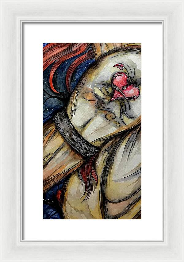 Love Tat - Framed Print