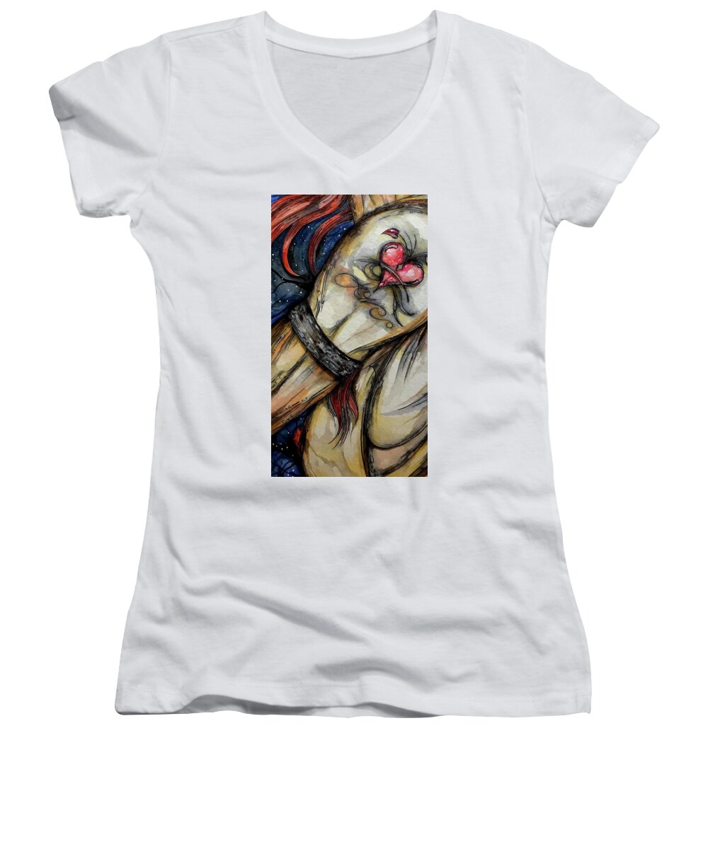 Love Tat - Women's V-Neck